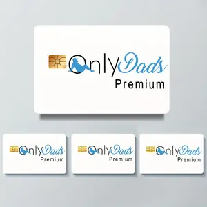 4pcs Only Dads Credit Card Skins, Debit Card Stickers for Transportation, Debit, Credit, Card Cover No Bubble,, Removable Credit Card White