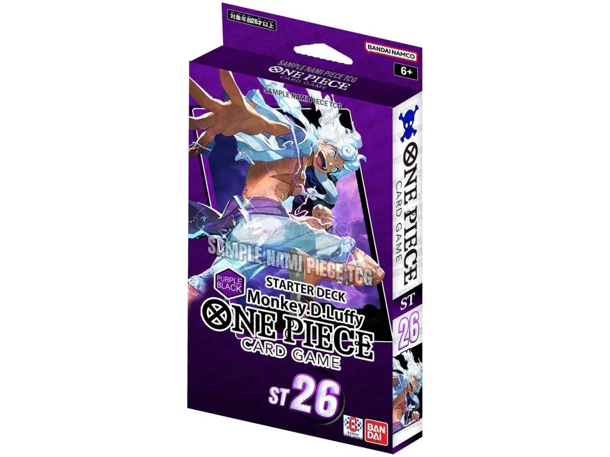 One Piece TCG: PURPLE Monkey D. Luffy Starter Deck (ST-26) PRE SALE  (6.6.25) - TikTok Shop