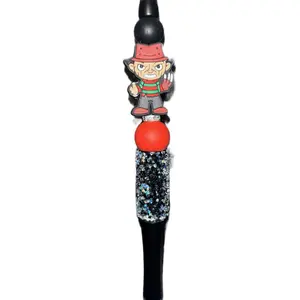 Freddy Kruger Glittery Pen with Iconic Character Design and Red Tip for Collectors