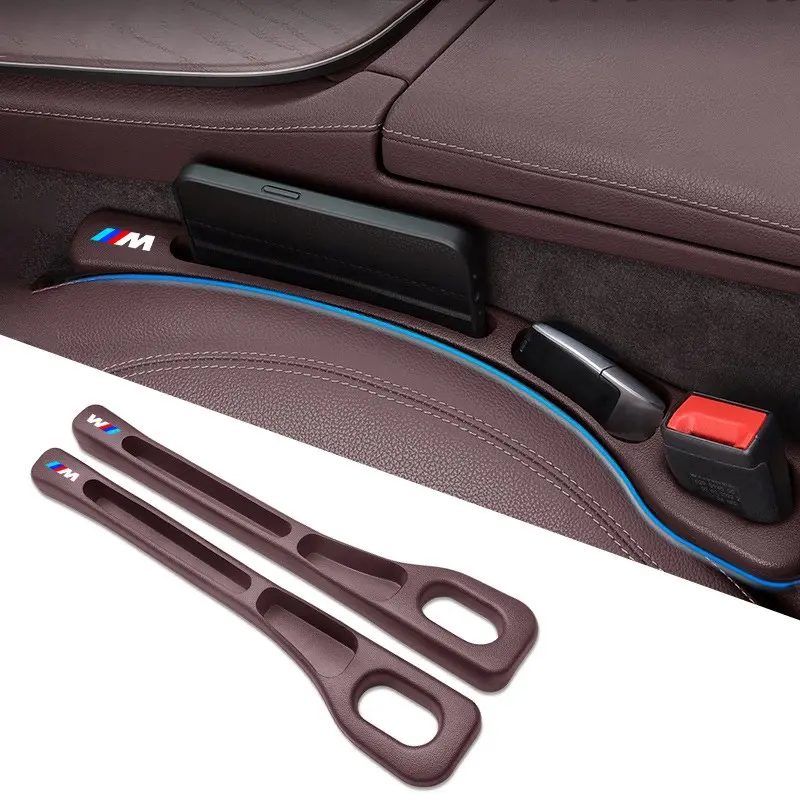 2pcs Car Seat Gap Storage Box Cup Holder Decoration Supplies Car Organization Supplies Car Console Organizer Car Cup Holders For BMW E90 E60 E46 E39 F30 F10 E87 X3 X4 X5 X1 G30 G20 Accessories