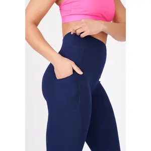 Solid Navy with Pockets