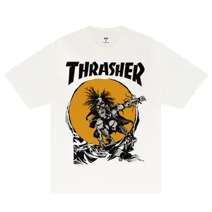 Thrasher Mag Pusheads Skateboard T-Shirt - Men's Top - Menswear Underwear Tshirt