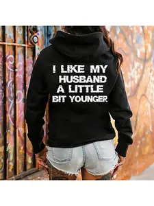I LIKE MY HUSBAND A LITTLE BIT YOUNGER TSHIRT, HOODIE - SWEATSHIRT Hoodie
