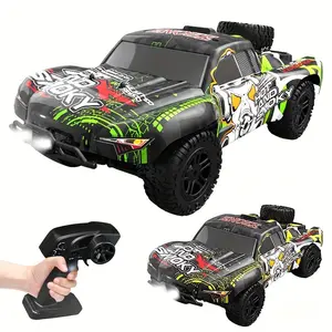 Mountain Climbing Off-Road RC Car 1:18, with High-Definition LED Lights, Powerful Motor, 2.4G Remote Control, Low Noise, Perfectly Adapted to Various Terrains, Enjoy Ultimate Speed and Control Experience.