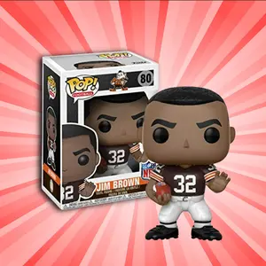 Funko Pop! NFL Browns Home Jim Brown #80