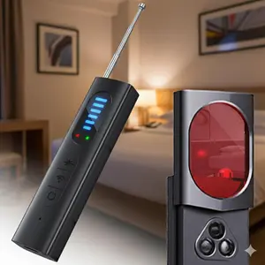 Portable Anti-Surveillance Detector: All-Band Wireless Signal Alert, GPS/Radio Tracker & Hidden Camera Finder. Compact 3-in-1 Professional Device for Home, Office & Car Security.