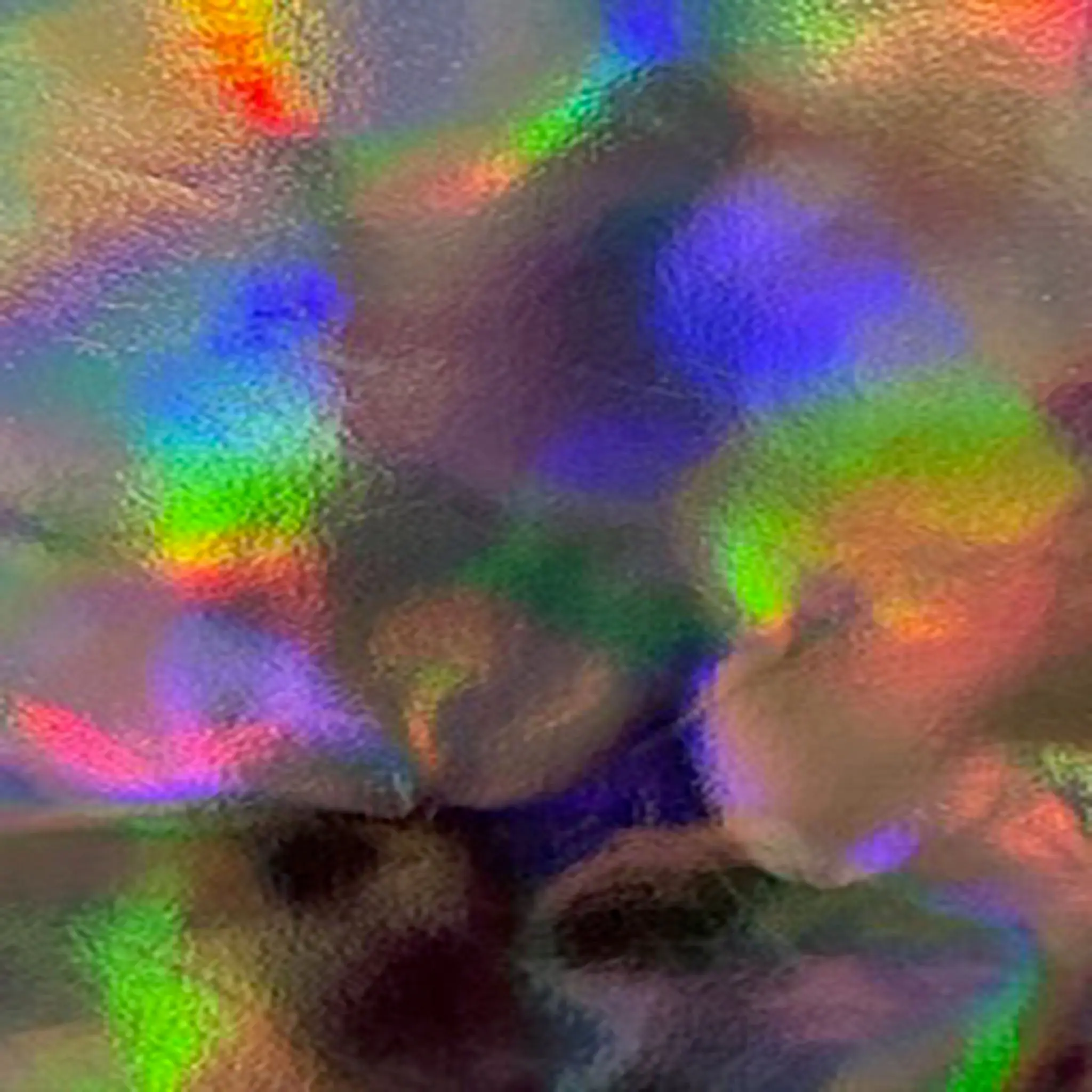 Holographic Laser Effect Polyester Blend Spandex Fabric - 2-Way Stretch, Captivating Glam for Dancewear, Cosplay, Mesmerizing, By Yard
