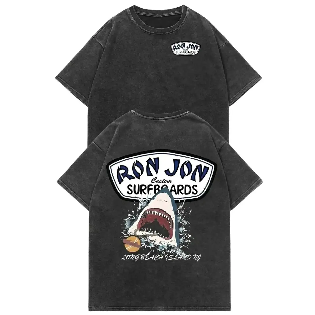 Unisex Ron Jon Surfboards Shark Graphic Washed Tee |   100% Premium Cotton |   Oversized Relaxed Fit |   Retro Beach Surf Aesthetic |   Y2K Casual Streetwear |   Trendy Summer Vacation Top gift shirts men clothing tv show white soulja boy outfit 67 DMP