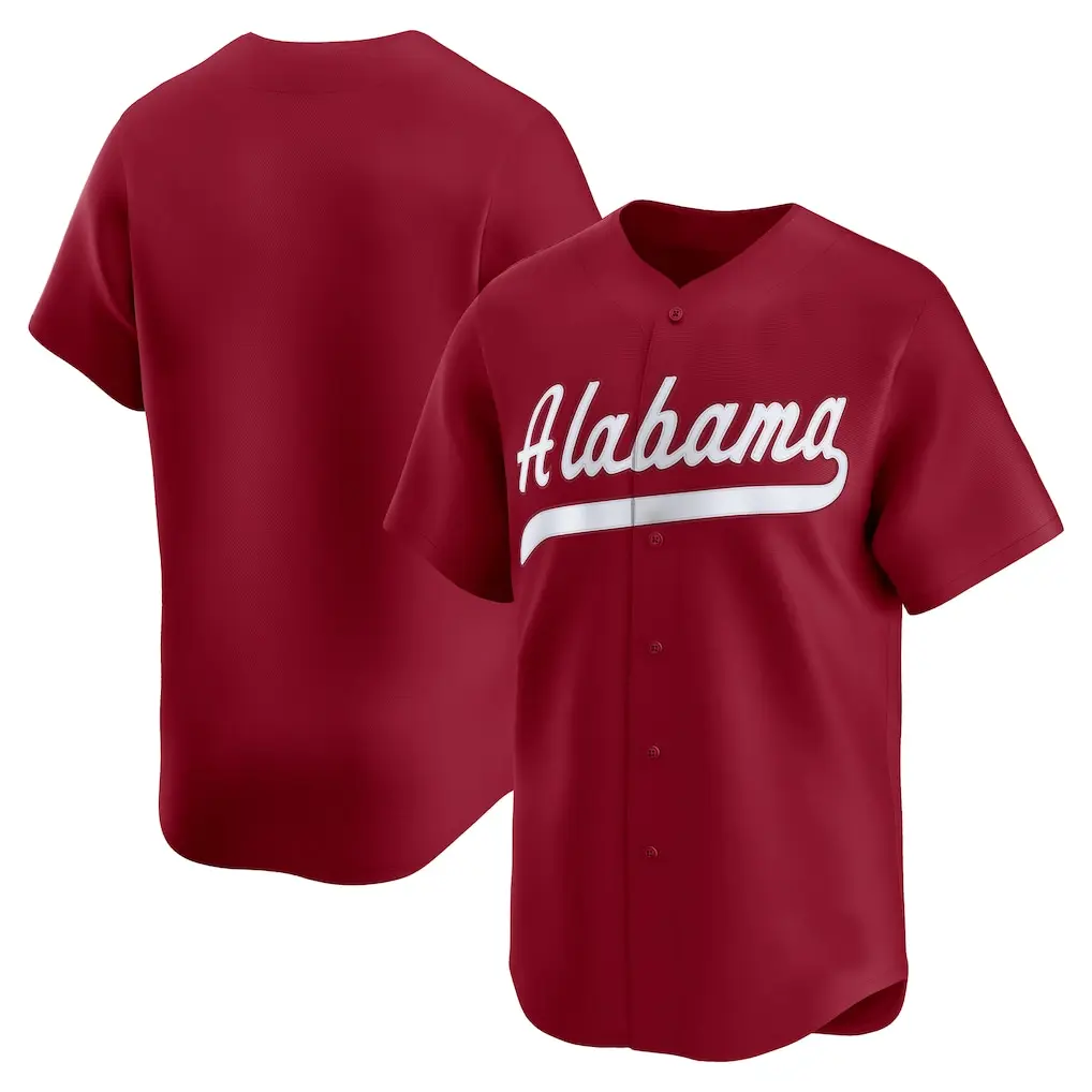 Alabama Baseball Jersey – Classic State Pride Button Up, Unisex Game Day Fan Shirt, Custom Name Option