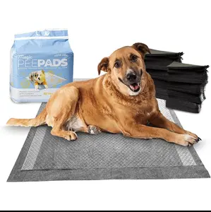 Alpha Paw Magic Pee Pads - Extra Quick - Dri Black Carbon Technology - 40 Pads Per Box