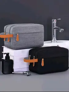 Holiday Haul Men's Dual-Layer Travel Multifunctional Toiletry Bag, Portable Large  Capacity Makeup Organizer, Durable Cosmetic Storage Pouch for Men