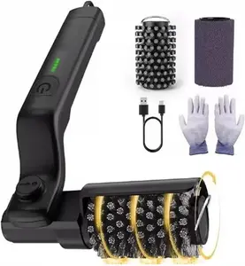 Electric Grill Brush, Cordless BBQ Grill Cleaner with 3-Speed Power Motor, Adjustable Rotary Head, Rechargeable Water-Resistant BBQ Scrubber for Cast Iron, Gas Grill, Charcoal Smoker Grates