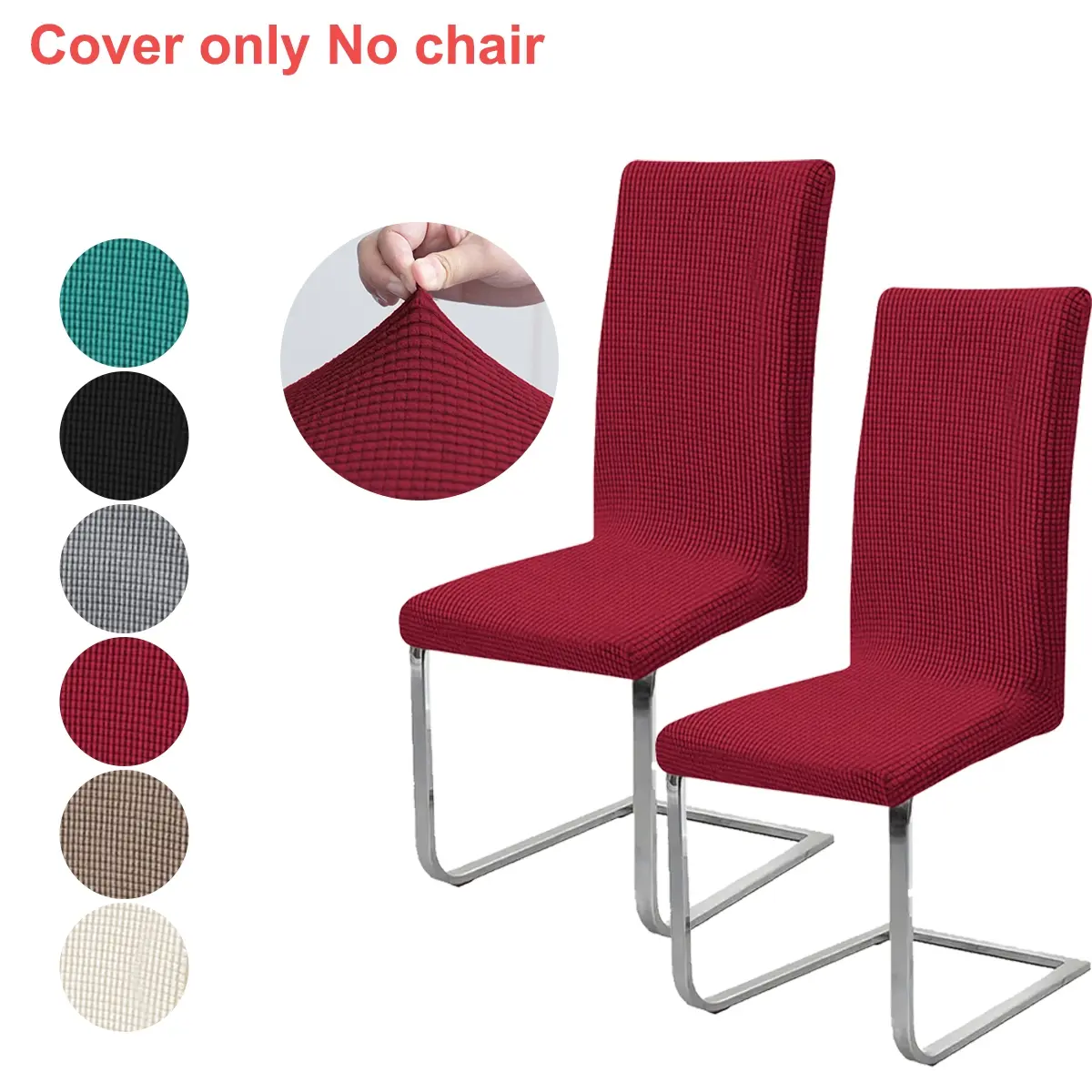 Corn Grain Jacquard Armchair Covers Set, Elastic Easy Wash, Fashion Home Protector, Perfect Gift for Home Hotel Party Restaurant, Dining Chair Cover, Stretch Chair Covers, Washable Chair Slipcover, Chair Slipcovers Protector