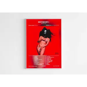 Motomami Rosalia Poster for Fan, Album Hip Hop, Singer , Gift Poster