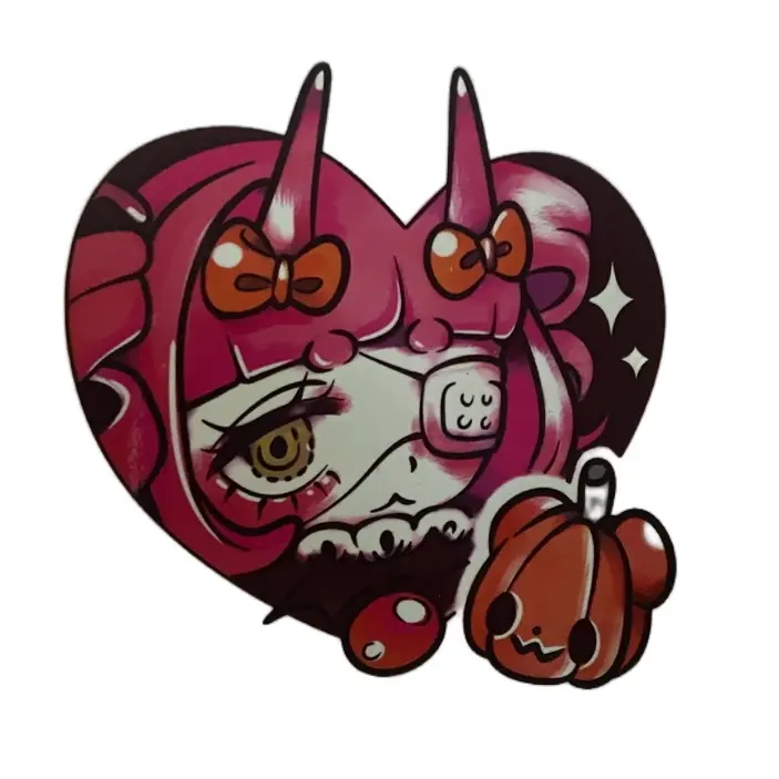 Devilish Pumpkin Cutie Painless Temporary Tattoo