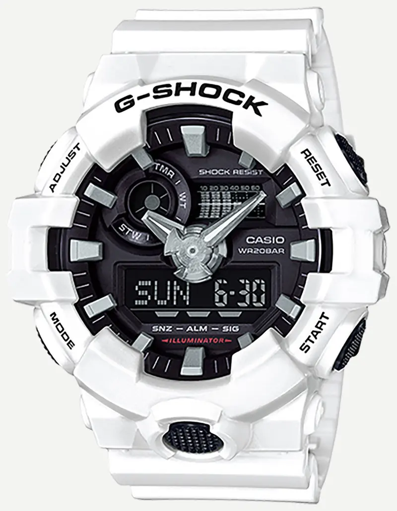 G-SHOCK GA700-7A Watch, White