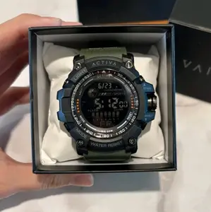 NWT activa x invicta digital mens watch 53mm green