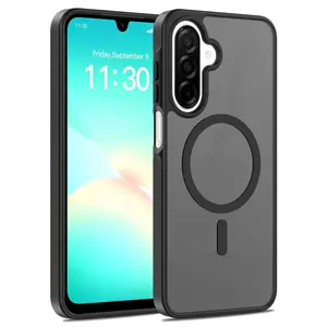 Entronix [Magnetic] Case Compatible with Galaxy A17 - Translucent Frosted Matte