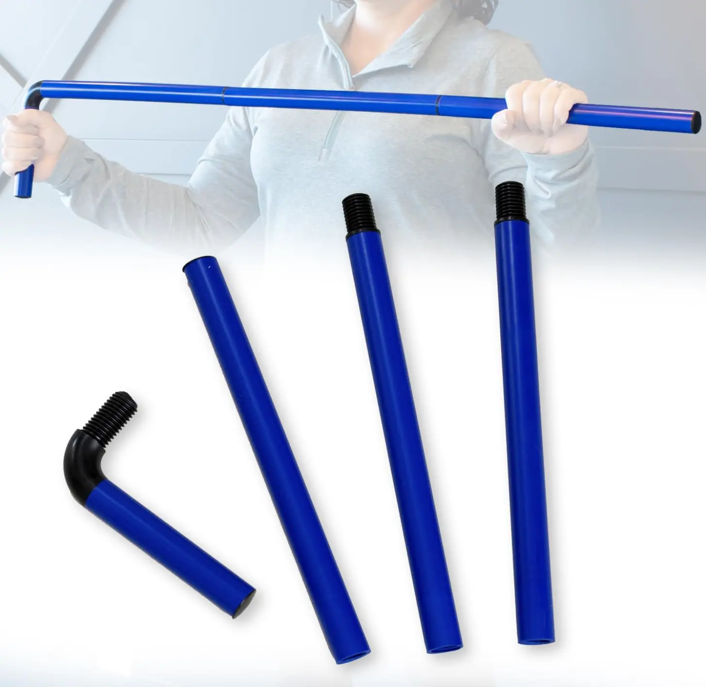 RangeMaster ShoulderWand: Ergonomic Tool for Enhanced Shoulder Stretching with Collapsible Design