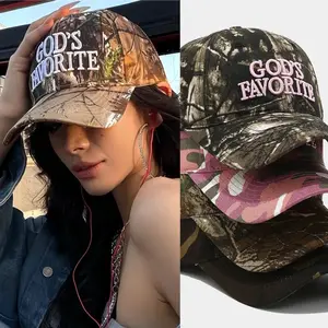 God's Favorite Camo Camp Cap