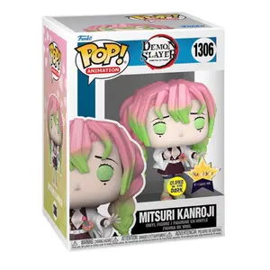 Funko Pop! Mitsuri #1306 (GLOW) (Demon Slayer) Vinyl Figure - Anime Fan - Collectible Figurine