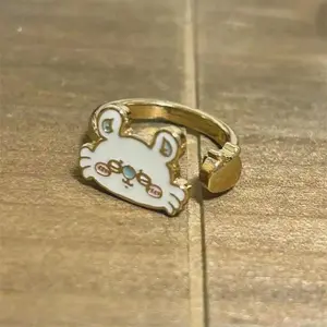 Chikawa Flying Mouse Ring Cute Cartoon Niche Enamel Painting Personalized Student Friend Gift