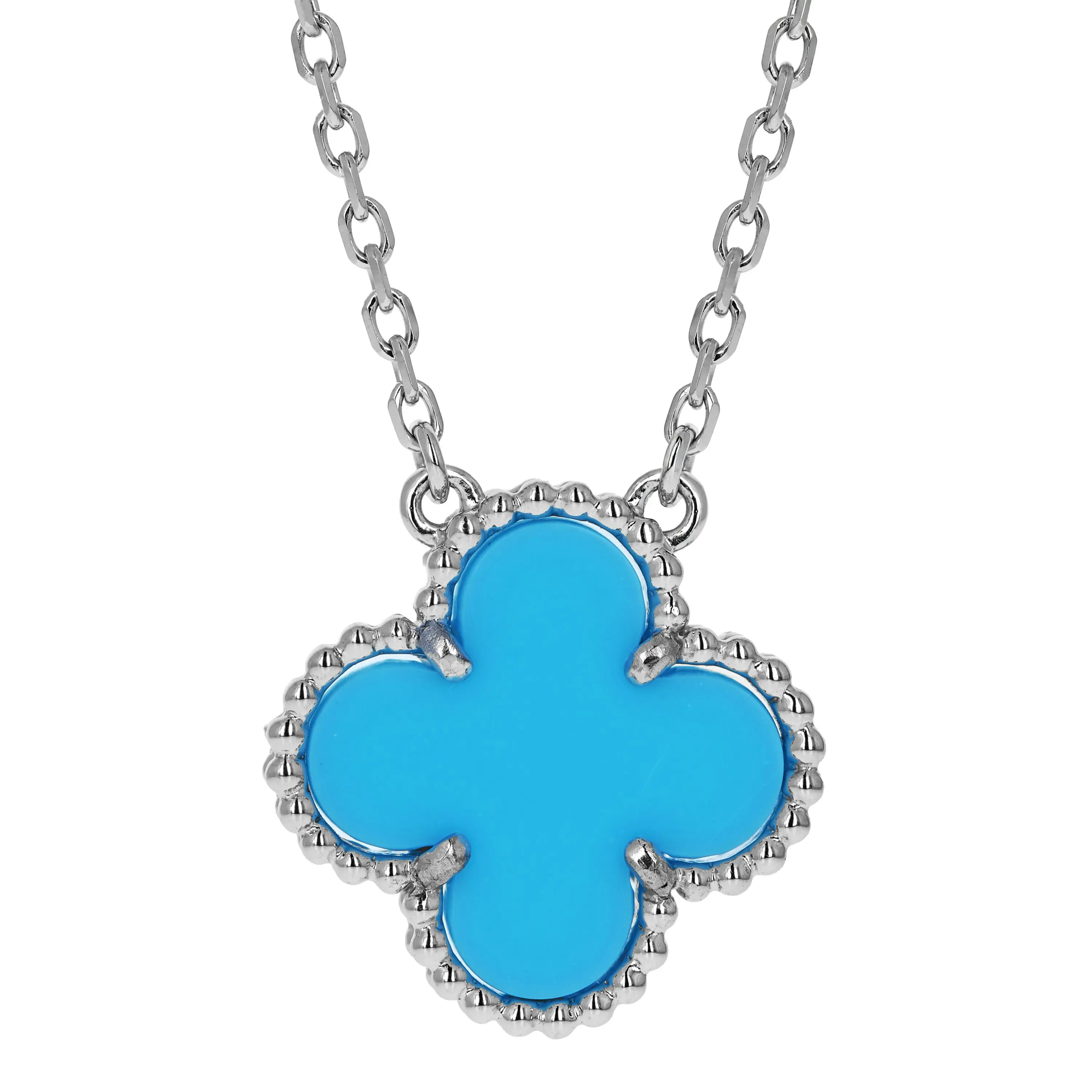 Pre-owned Van Cleef & Arpels Vintage Alhambra Pendant Necklace
