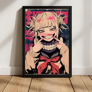 Himiko Toga Bold Vintage Poster | My Hero Academia Anime Art | Anime Poster | My Hero Academia Poster