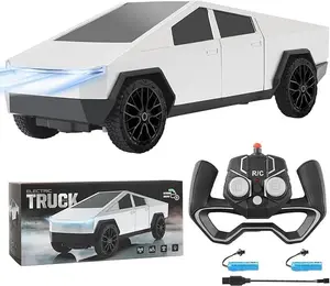 Remote Control Pickup Truck, 1/24 Scale Racing Car Model, Rechargeable Battery & Light and Loadspace, for Adults and Boys