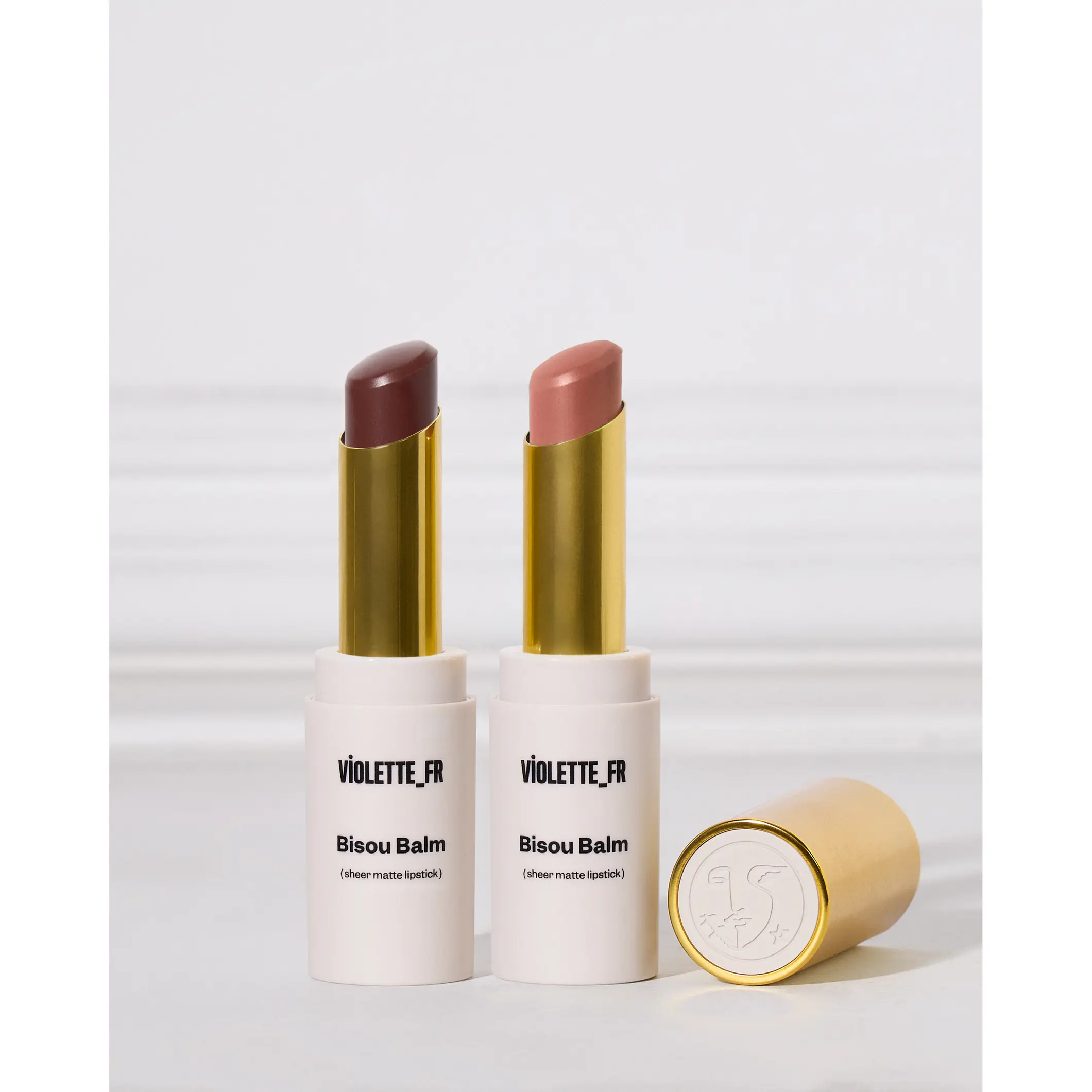 VIOLETTE_FR Bisou Balm Duo - Sheer Matte Lipstick