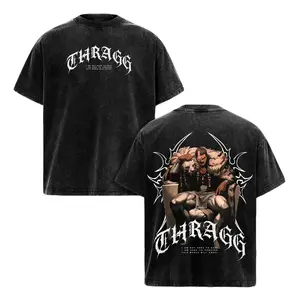 Thragg Invincible Graphic Tee - Y2K Vintage Washed Oversized Heavyweight Cotton Retro Top. Perfect Gift For Gamers & Comic Fans. Ultimate Gaming Shirt & Game Merch. Embrace The Viltrumite Aesthetic With This High Quality Streetwear Graphic Tees Now!