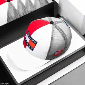 Tommy Jeans Trucker Hat – Mesh Baseball Cap, Snapback Adjustable, Streetwear Must-Have, Unisex, Gorras Para Hombres