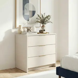 Simply Built Dresser | Tool-Free Assembly | 15+ Minute Build | Modern Design | Fast Disassembly For Easy Moving | 3 Spacious Smooth-Gliding Drawers