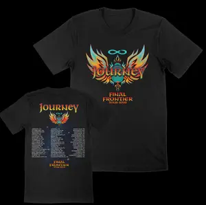 Journey Vintage 2 Sides Tee, Final Frontier Tour 2026 T-Shirt, Unisex Fan Gift, Loose Fit, 100% Cotton