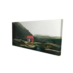 Begin Home Decor 2080-2448-LA185 24 x 48 in. Isolated Shack - Office Landscapes Canvas for Home Decor