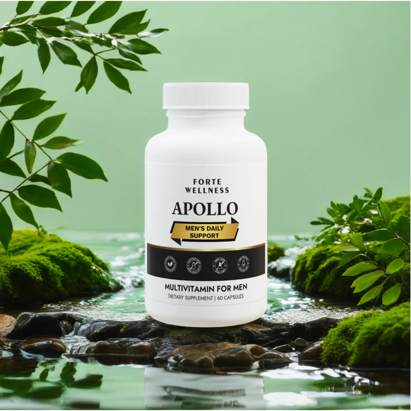 Apollo Multivitamin Complex for Men's Health by Forte Wellness