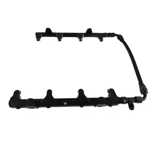 AlloyWorks ZL1 LSA supercharger Black Aluminum Fuel rails 10-15 Camaro LS3 L99 G8 W/ hoses