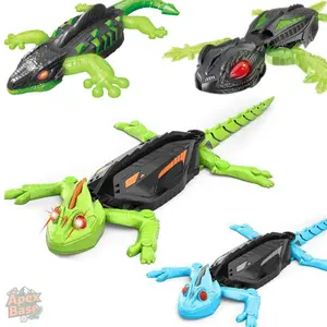 Remote Control Wall Climbing Toy With LED Eyes 360 Degree Rotation RC Gecko Lizard Spider Crawler Toy Moves On Wall Window Ceiling Floor Fun Indoor Play Toy Perfect Holiday Gift For Kids And Adults