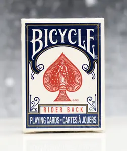 Bicycle Brand mini playing cards - Just like regular playing cards, but smaller! Available in Red or Blue