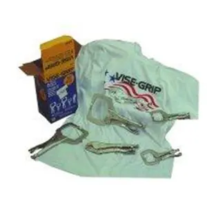 212 MAIN Adjustable Alloy Steel Vise Grip VGP544T 5-Piece Welding Clamp Kit