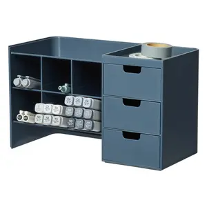 Blue Ginkgo Hive Stack – Stackable Desk Organizer for Pens, Pencils & Supplies