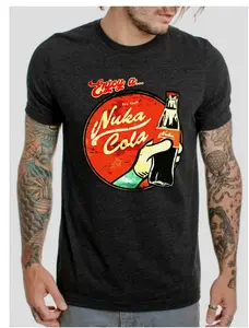 Personalized Fallout Nuka Cola, Pip boy, Vault Boy, Tee Shirt, fallout boy, Nuka Cola Retro Gamer Shirt, Fallout Fan Gift, Vault Boy Tee, Video Game Tee, Gifts for Dad, Gifts for Boyfriend, Gifts for Girlfriend, Gifts for Husband, Gifts for Mom MZ0HB 2637