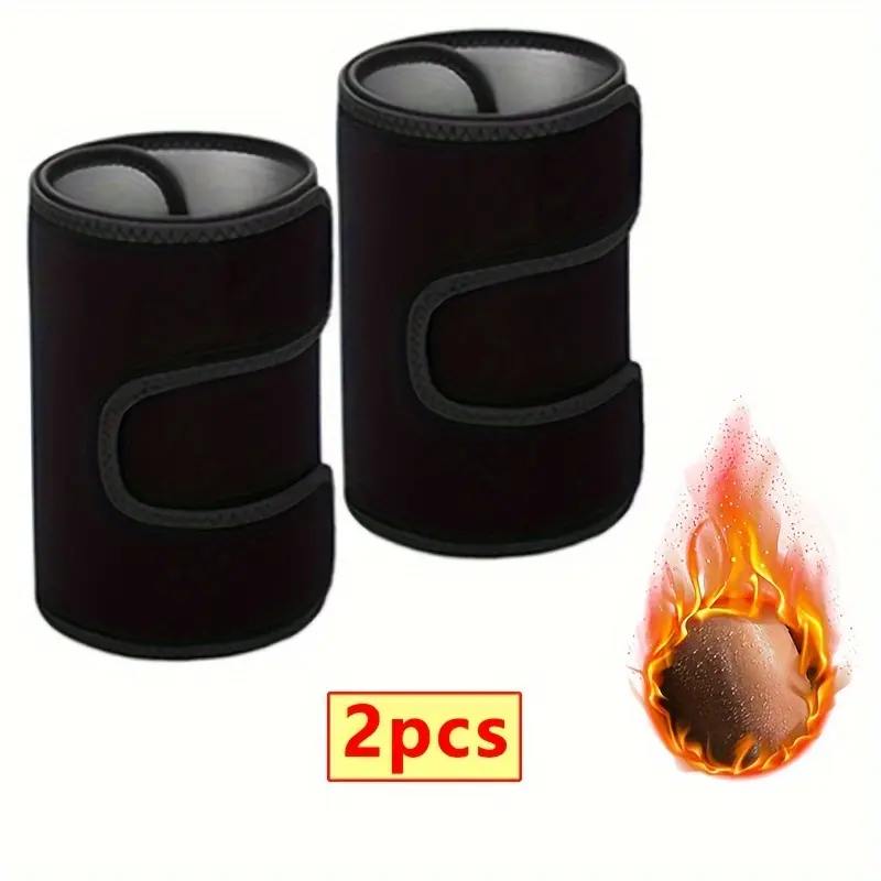 Two-Pack Adjustable Leg Shaper Universal Sports Leggings, Men's and Women's Trainer with Sauna Sweat Band