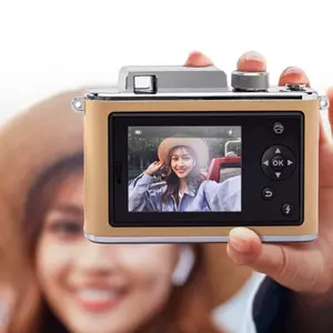 HPRT Z2 Instant camera + Instant Photo Printer (2-IN-1) with 5 sheets photo papers-Retro CCD , for Wedding , Khaki, Zink 2x3” Sticky-Back PhotosSupport AR Video Printing, Vintage Photography Style, Valentines Gift, Mother's Day Gift, Birthday Gift