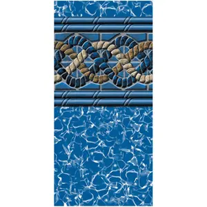 Swimline 2000 Series Mystri Gold Unibead Above-Ground Pool Liner, 21 Ft. x 54 In. Round (21x54 size), Virgin Vinyl, Lap Welding, UV Resistant Aquatic Fitness Equipment