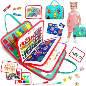 Busy Board Montessori Toys for Boys & Girls Birthday Gifts,Early Educational Game Travel Toys, Preschool Activities for Learning Fine Motor Skil