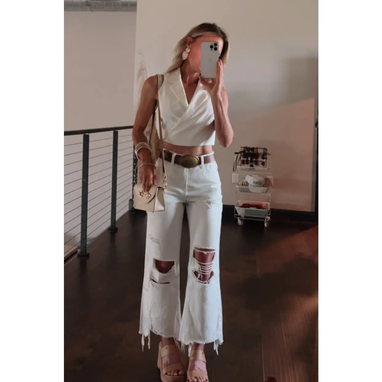 SALE The Sheridan Jean In White