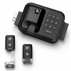 ONNAIS RV Keyless Entry Door Security Lock, Full Metal Electronic Keypad Lock with Remote for Campers, Travel Trailers