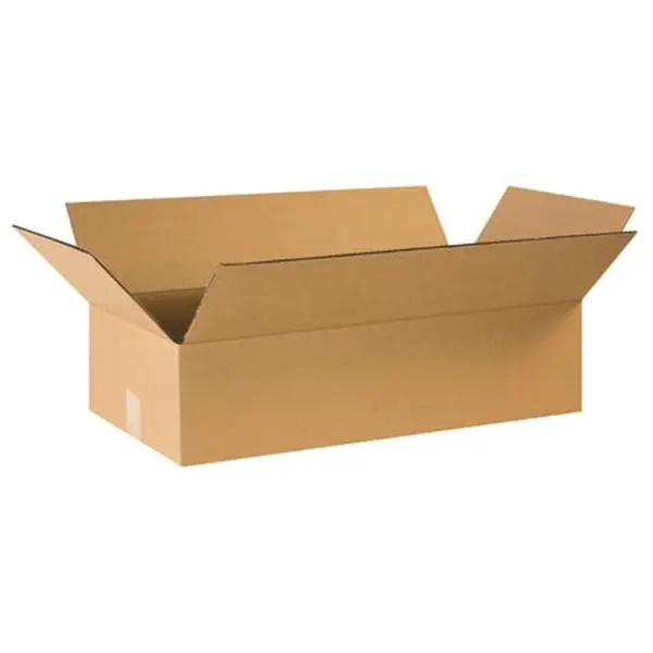 Box Partners 24126 24 in. x 12 in. x 6 in. Flat Corrugated Boxes- 20