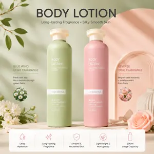 EOURHSA Squalane Cloud Fragrance Body Lotion – 9oz, Long-Lasting Perfume Scent, Moisturizing Cream for Soft, Smooth Skin – Blue Wind Chime & Reverse Paris Fragrance hydrate